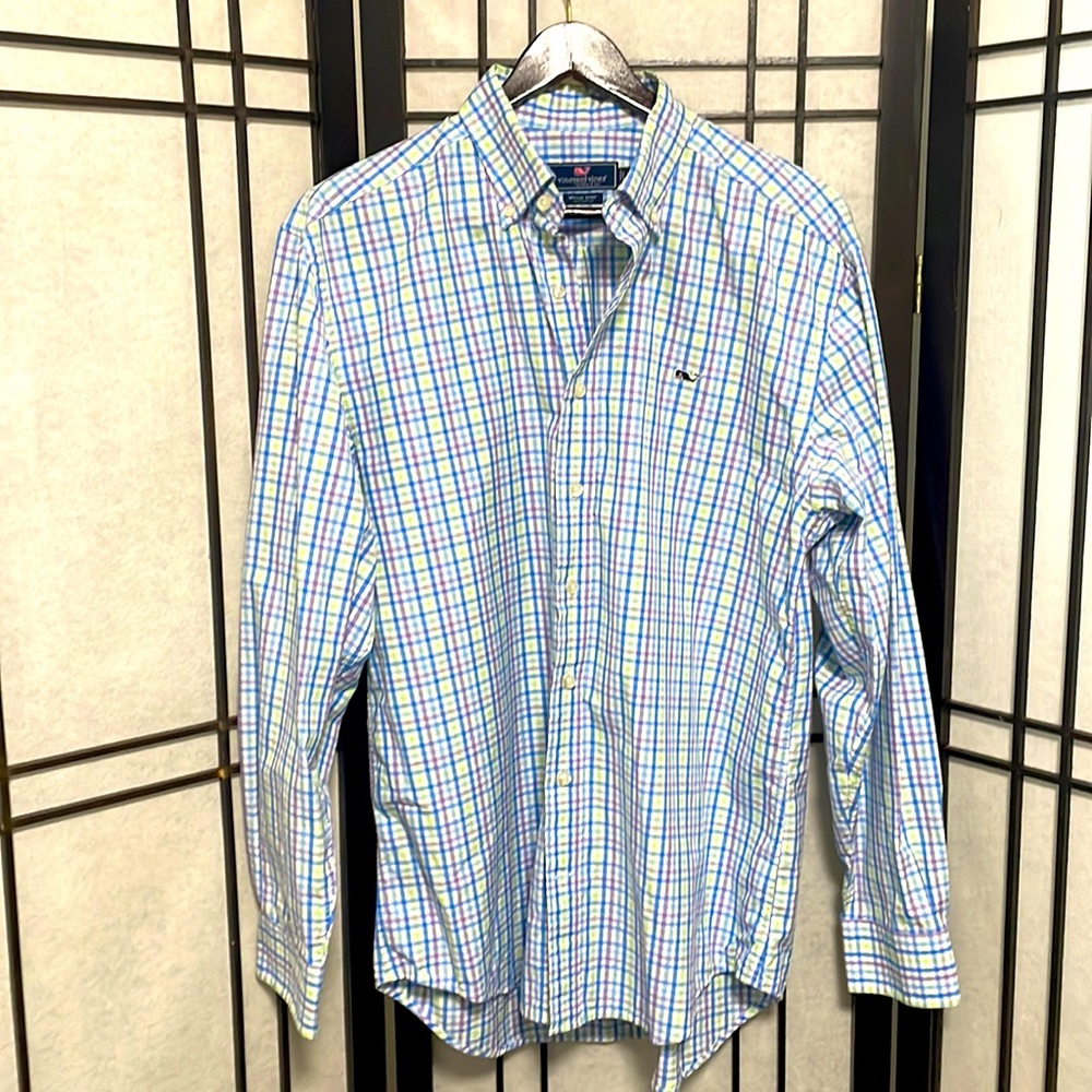 Vineyard Vines Button Up Whale Shirt